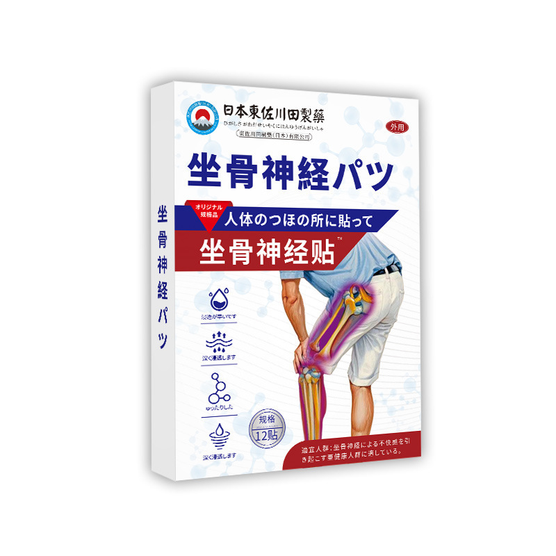 Sciatic-Area Patch product packaging