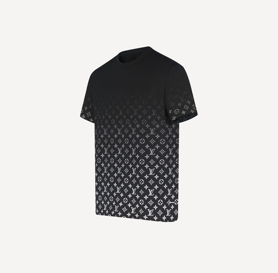 P269 Louis Vuitton All-Over Logo T-Shirt - Black
