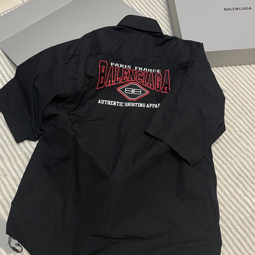 P359 Balenciaga BA-Embroidered Shirt