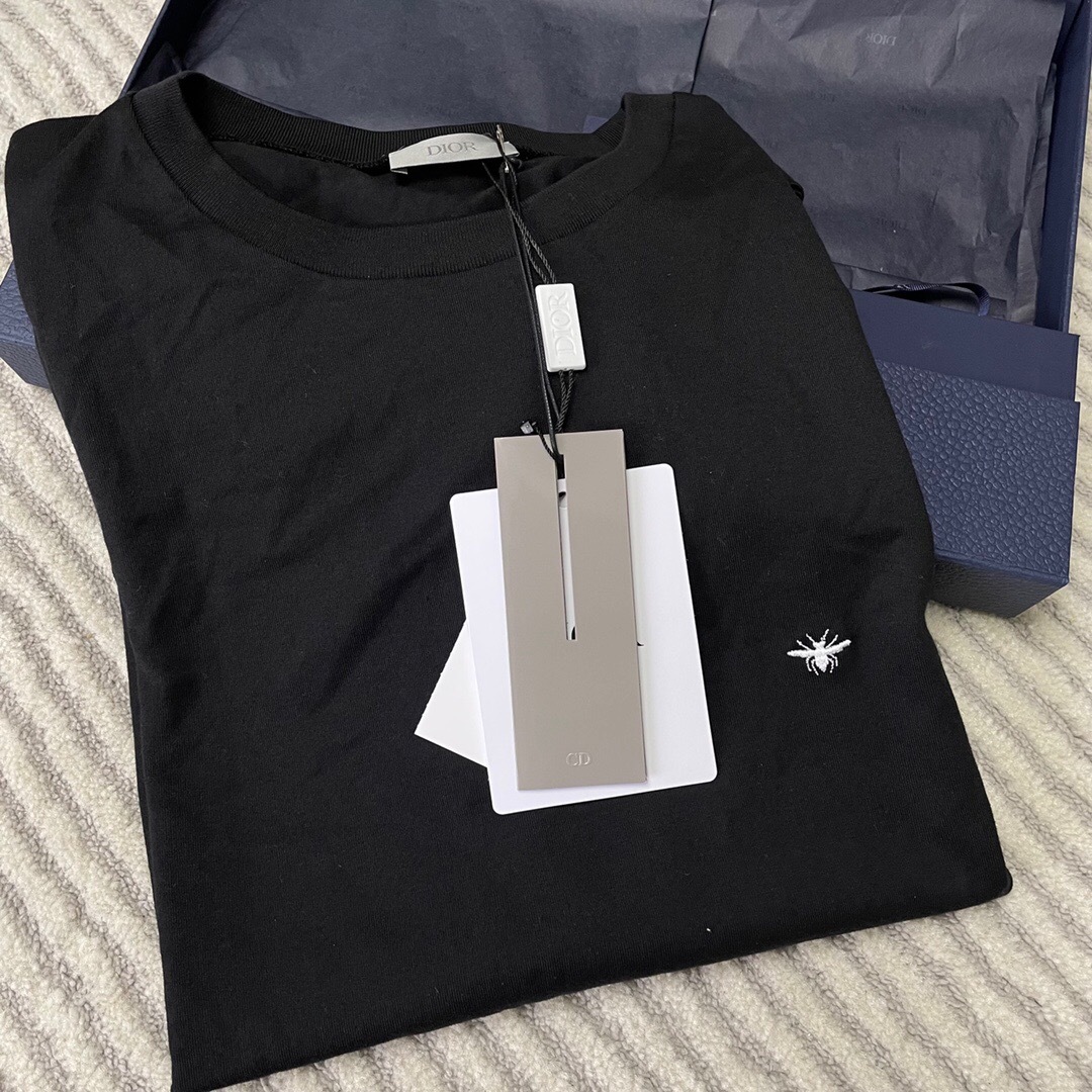 P199 Dior Bee-Embroidered T-Shirt