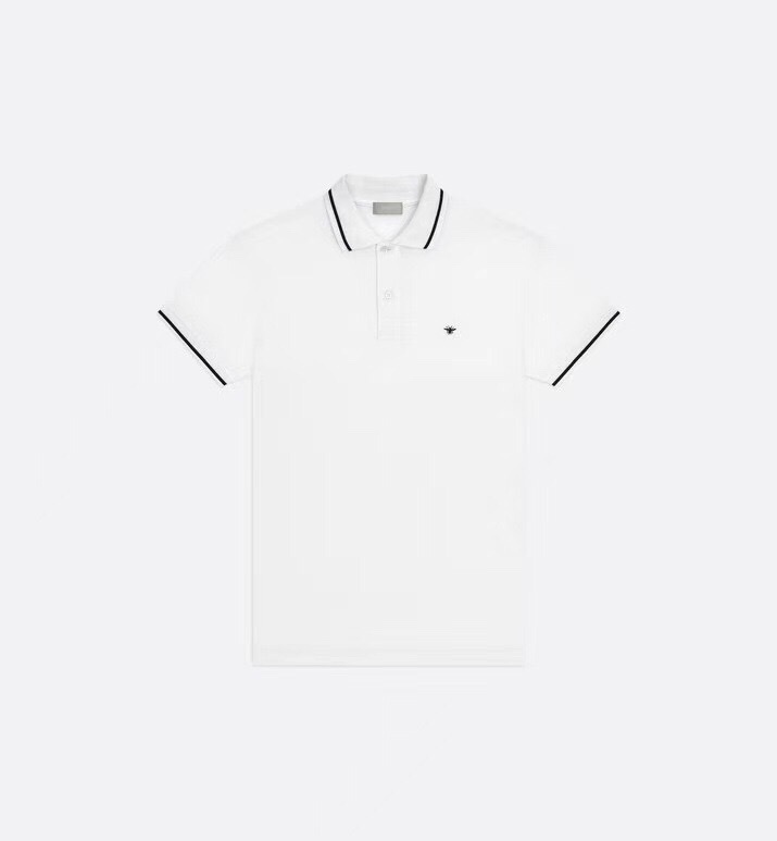P239 Dior Bee-Embroidered Polo Shirt