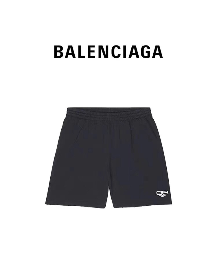 P289 Balenciaga Clasp-Embroidered Shorts