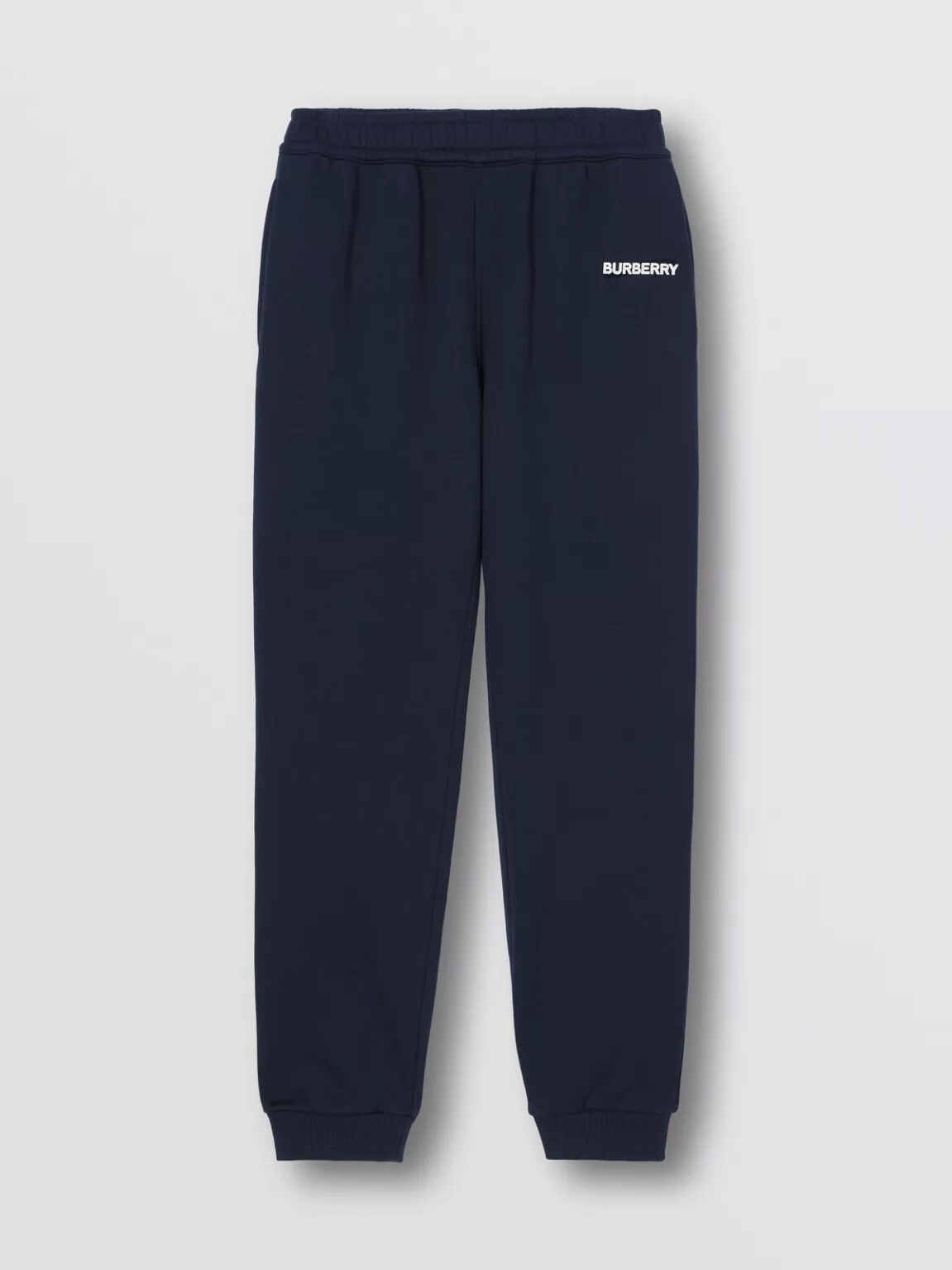 P359 Burberry Letter-Logo Print Sweatpants - White