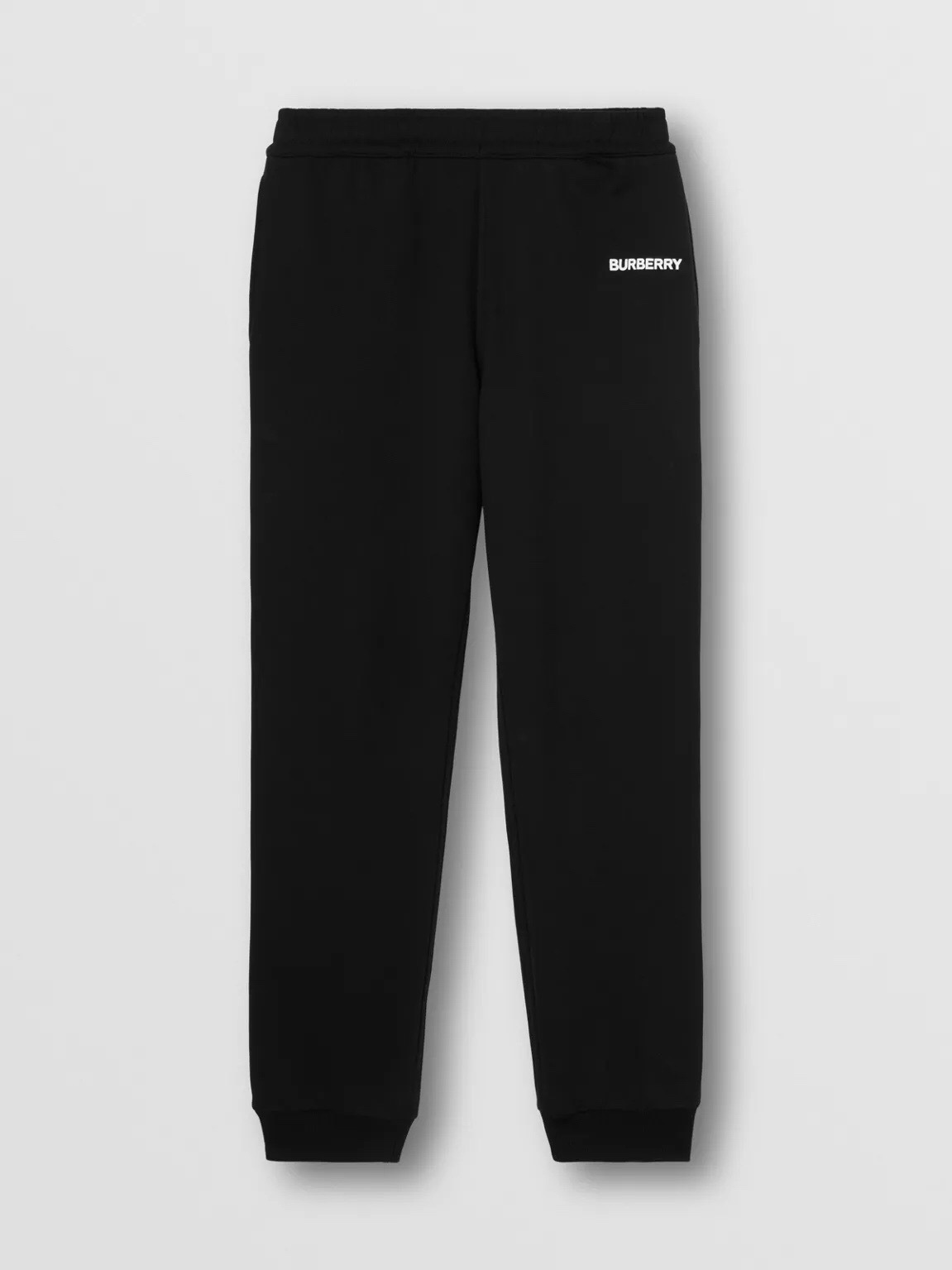 P359 Burberry Letter-Logo Print Sweatpants - White