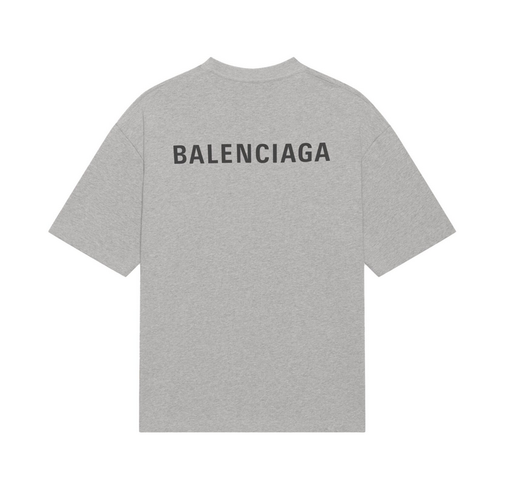 P229 Balenciaga Back-Print T-Shirt - Grey