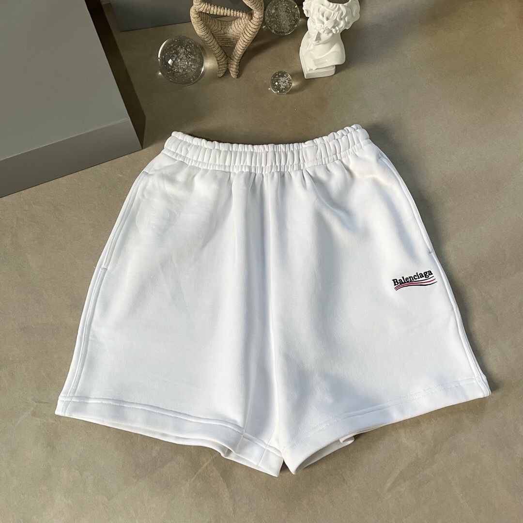 P289 Balenciaga Cola Shorts - White