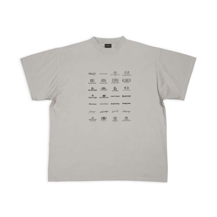 P209 Balenciaga Year of the Rabbit Edition Logo T-Shirt - Grey