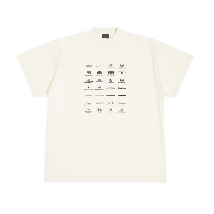 P209 Balenciaga Year of the Rabbit Edition Logo T-Shirt - Grey