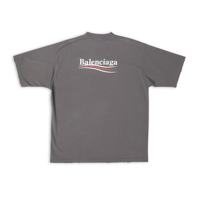 P209 Balenciaga Cola-Print T-Shirt - Grey