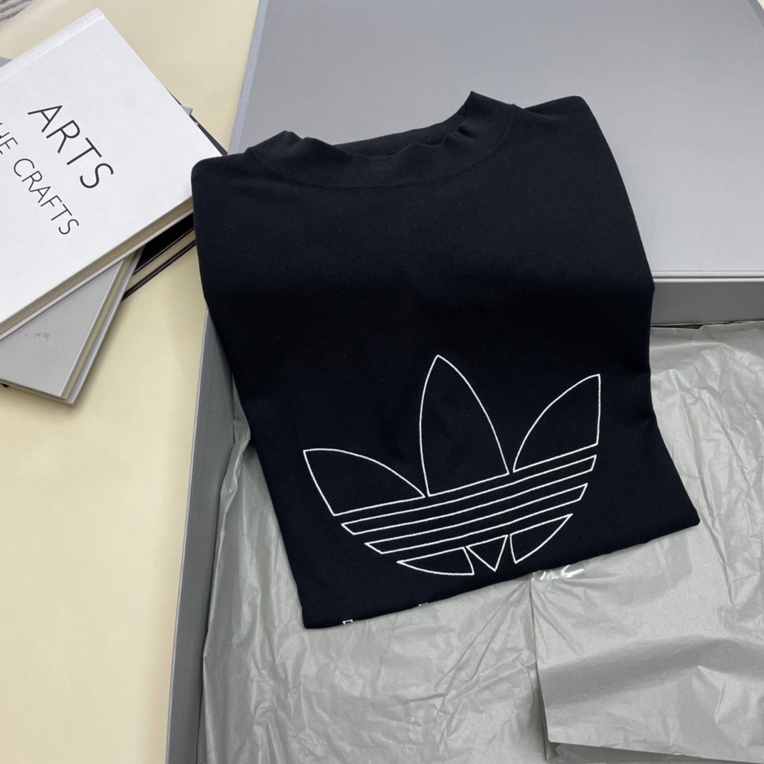 P209 Balenciaga Trefoil Collaboration T-Shirt - Black