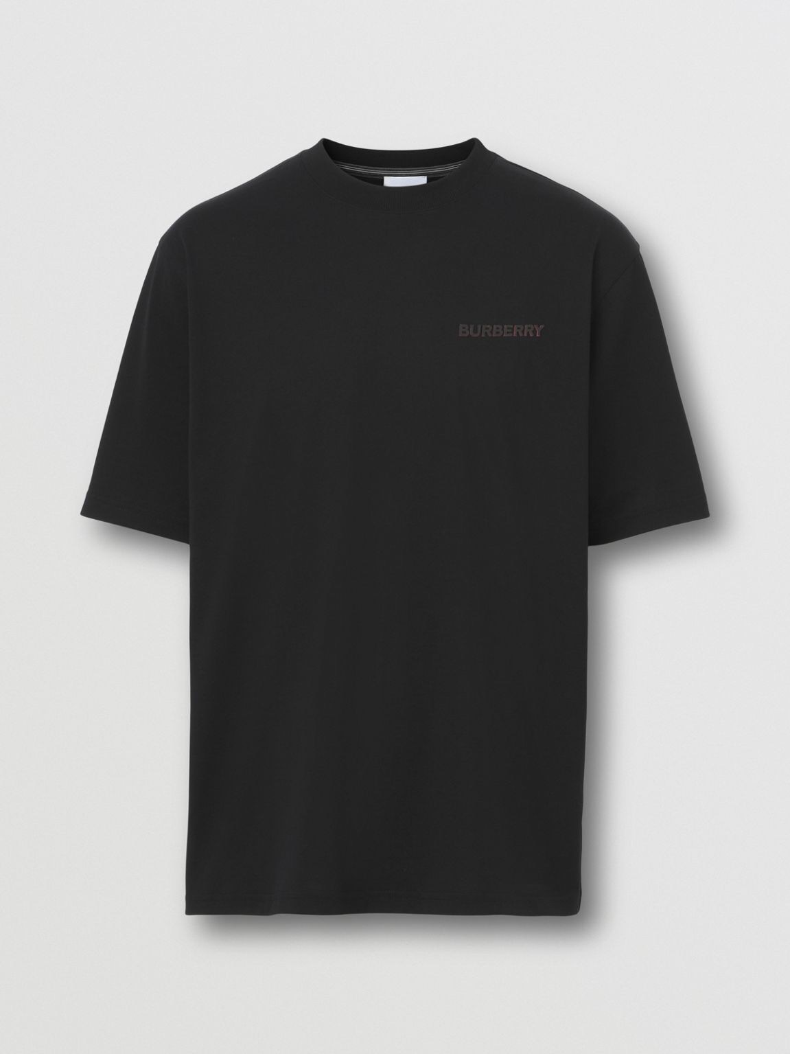 P209 Burberry Small-Letter Logo T-Shirt - Black
