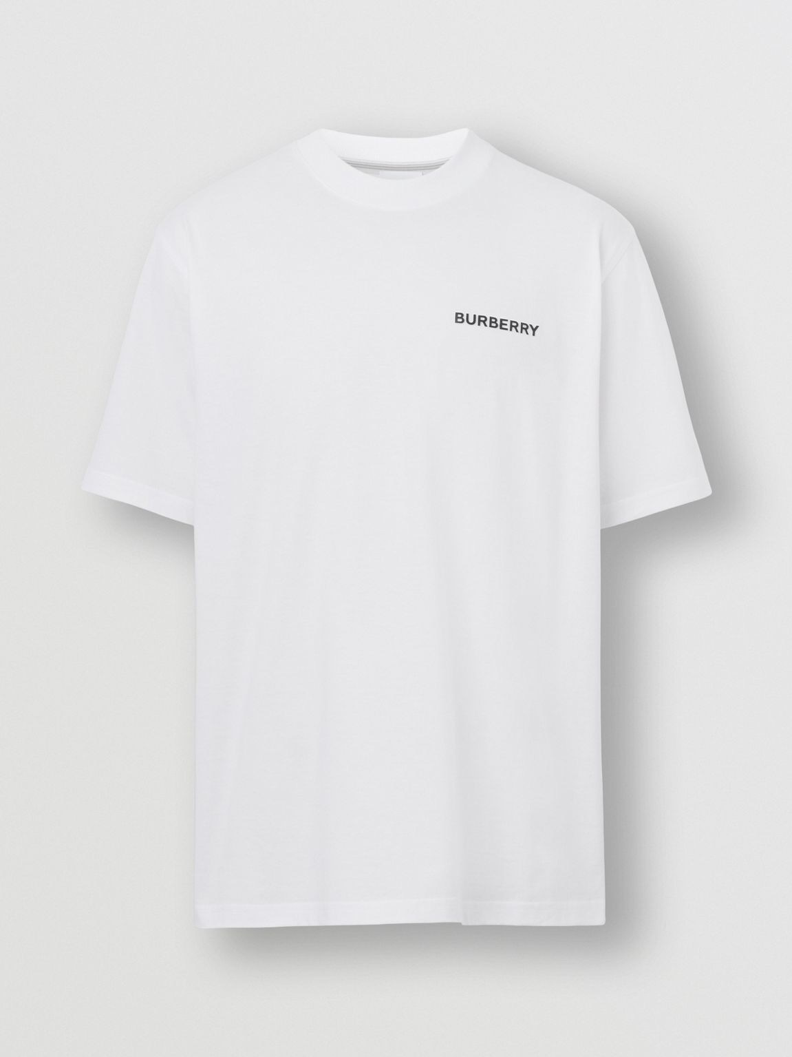 P209 Burberry Small-Letter Logo T-Shirt - White