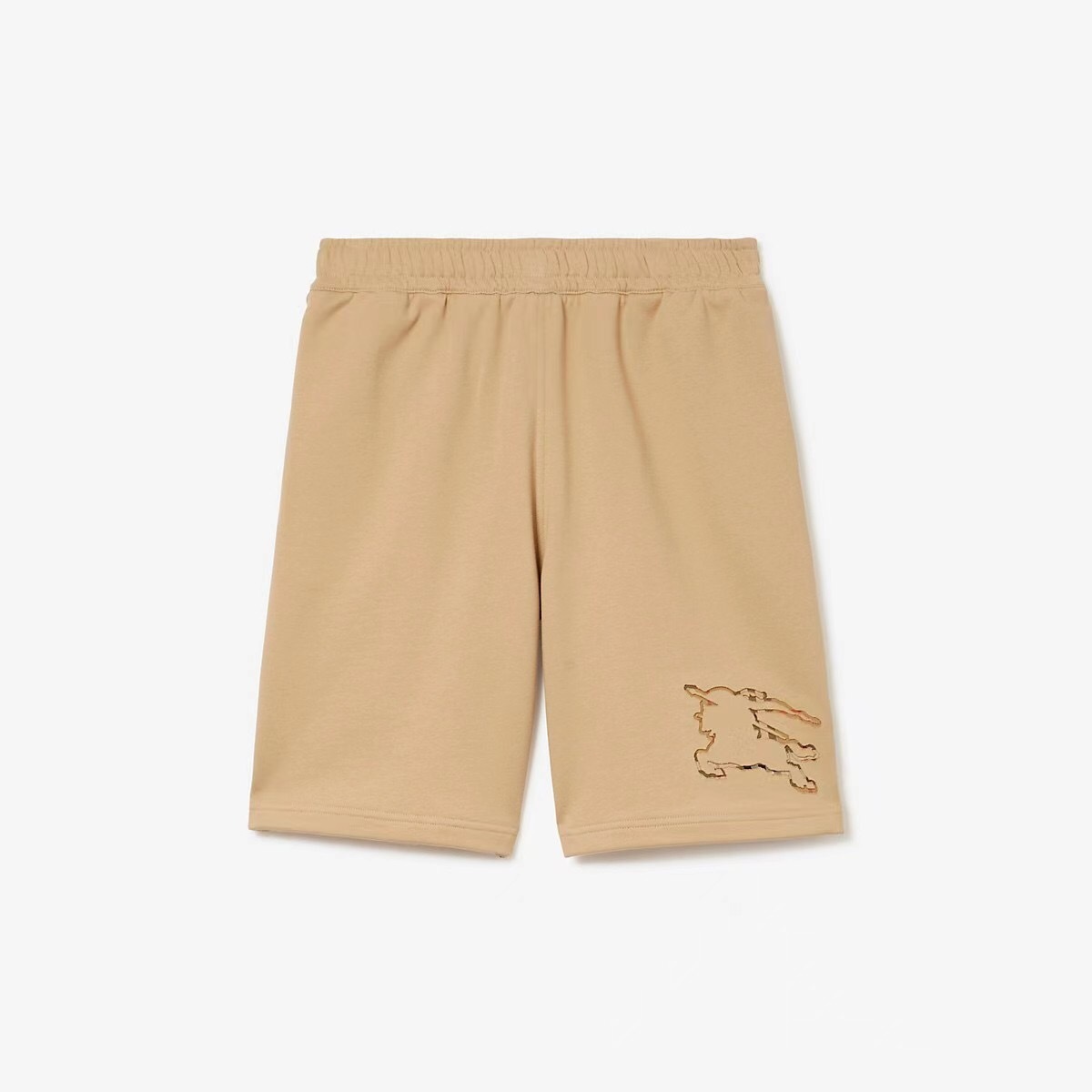 P319 Burberry Devoré Check Shorts - Khaki