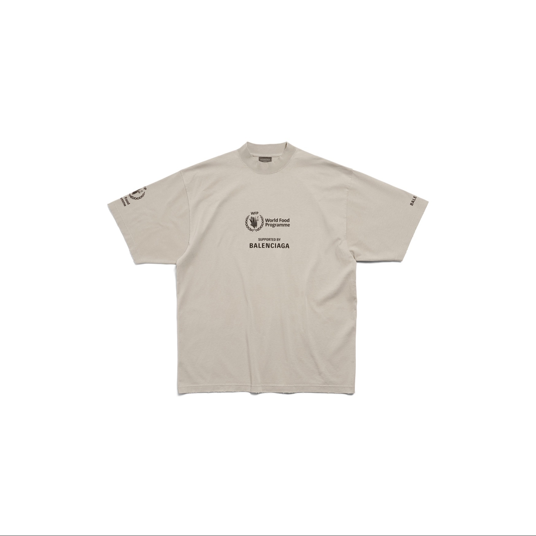 P229 Balenciaga Grain Edition T-Shirt - Apricot Grey