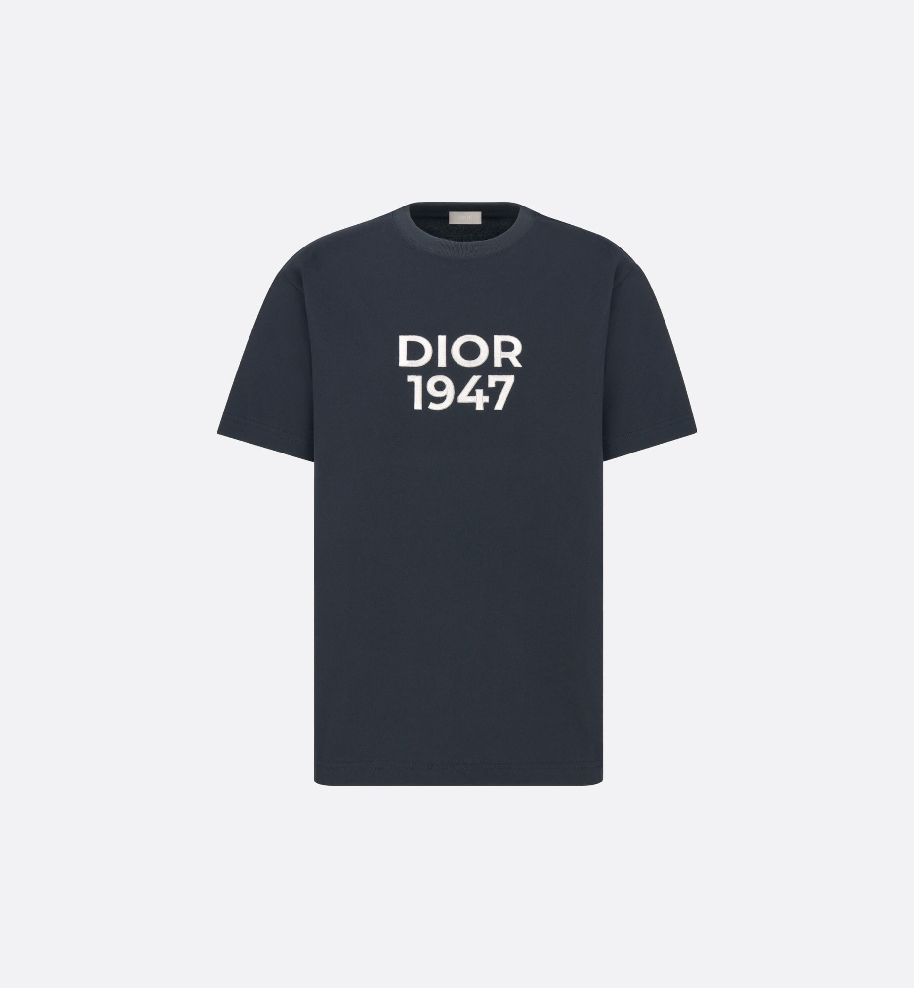 P229 Dior 1947-Embroidered T-Shirt - Dark Blue