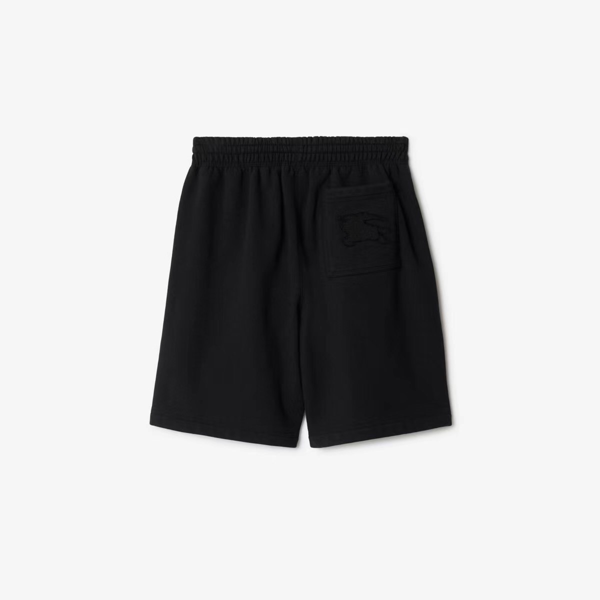 P319 Burberry EKD Equestrian-Applique Shorts - Black
