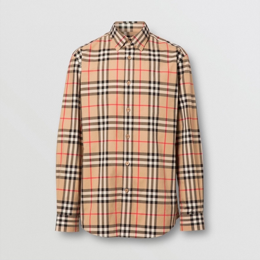 P389 Burberry Check Shirt
