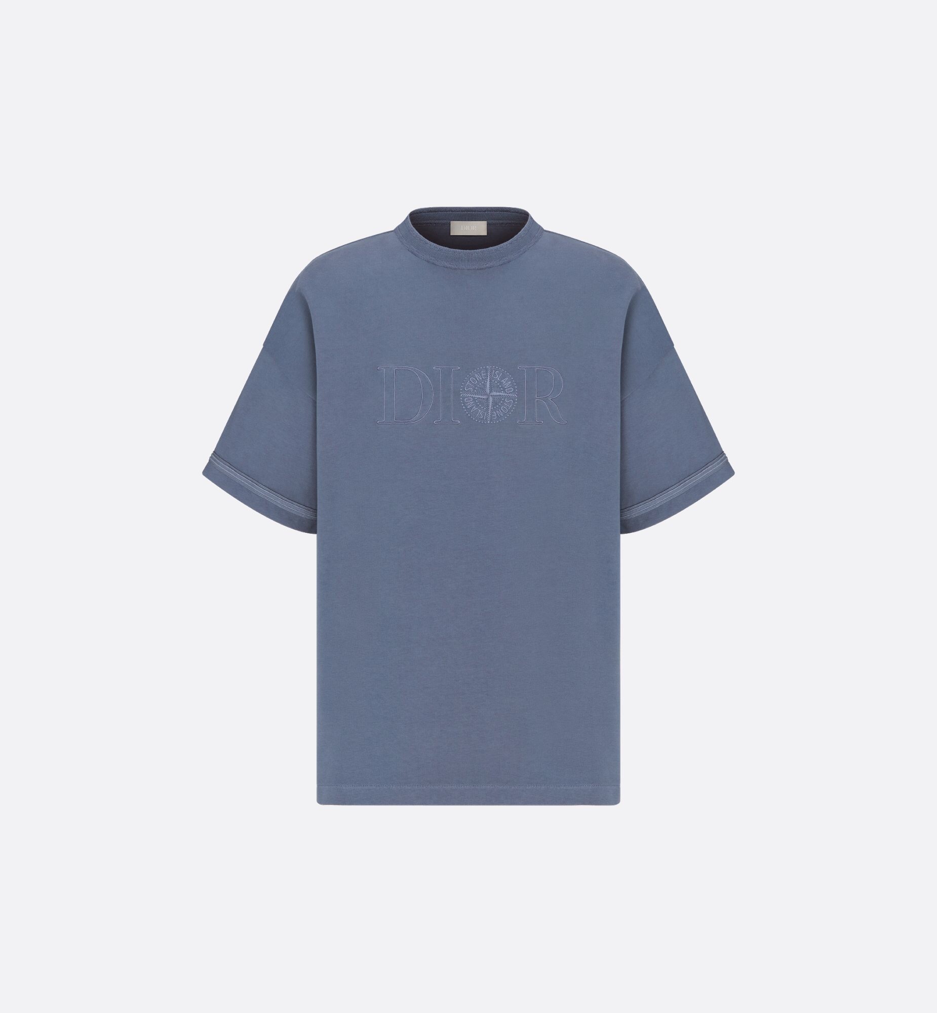 P259 Dior Star-and-Letter Collaboration T-Shirt - Blue