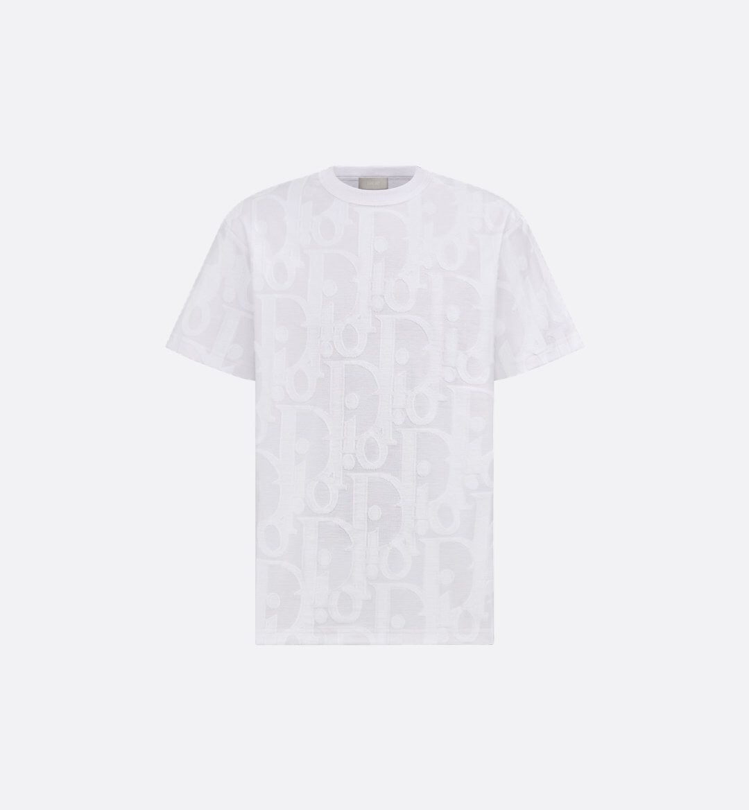 P249 DR Large-Letter Jacquard T-Shirt - White