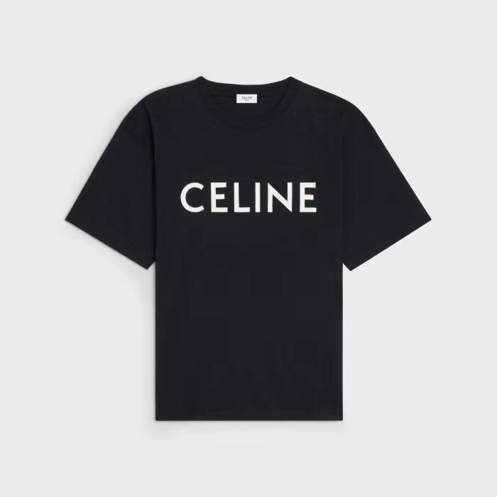 P219 C Print T-Shirt - Black