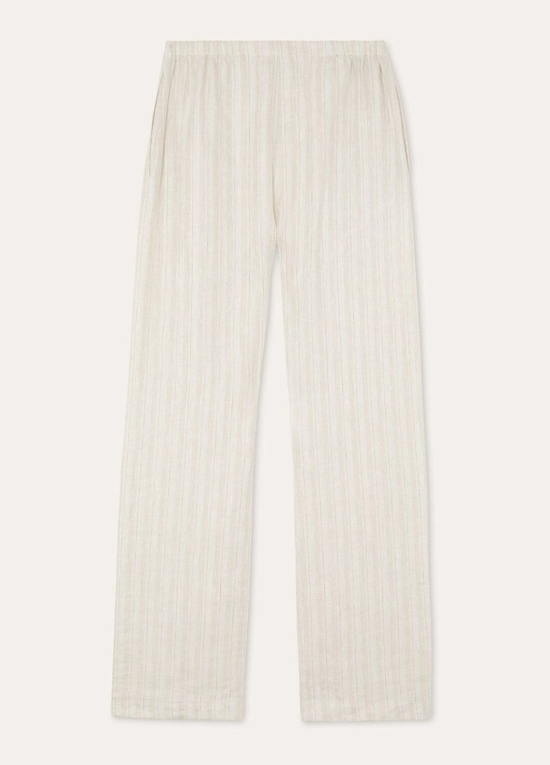 P499 Striped Linen Trousers