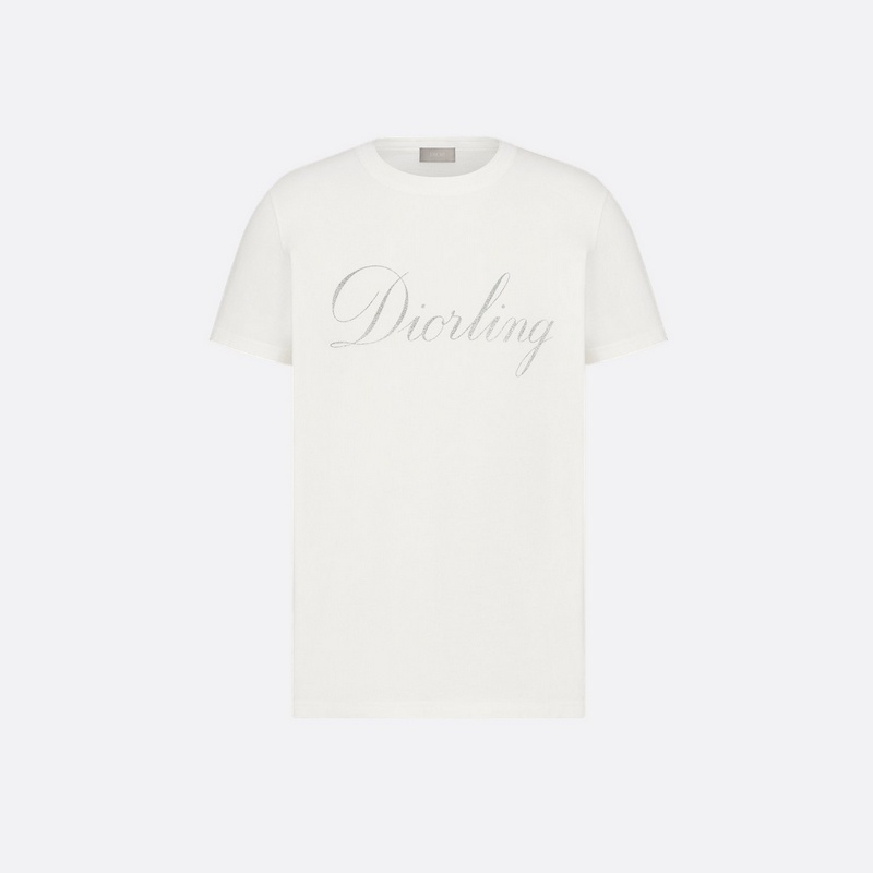 P209 Silver-Glitter Print T-Shirt