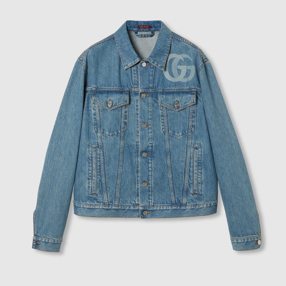 P559 Double-G Print Denim Jacket