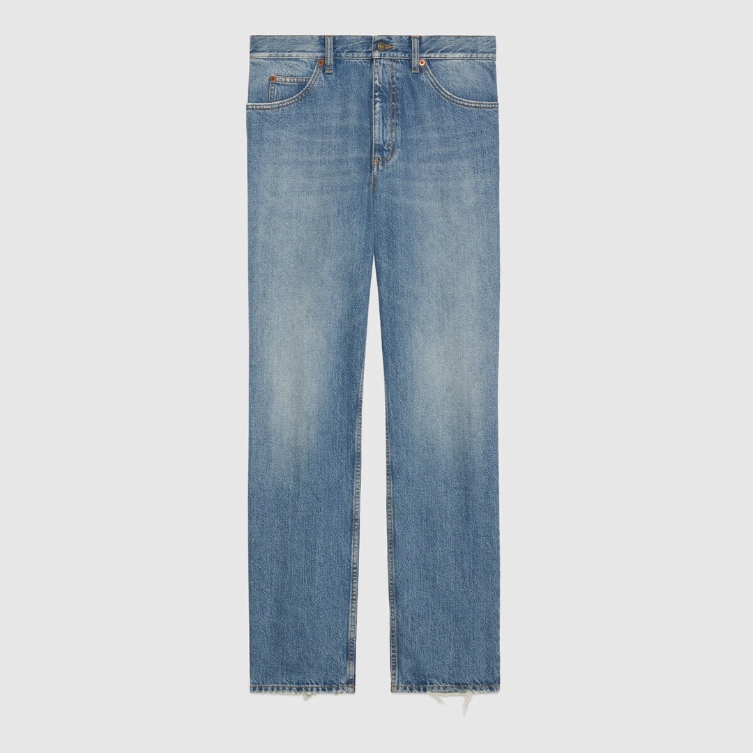 P429 Interlocking-G Detail Jeans