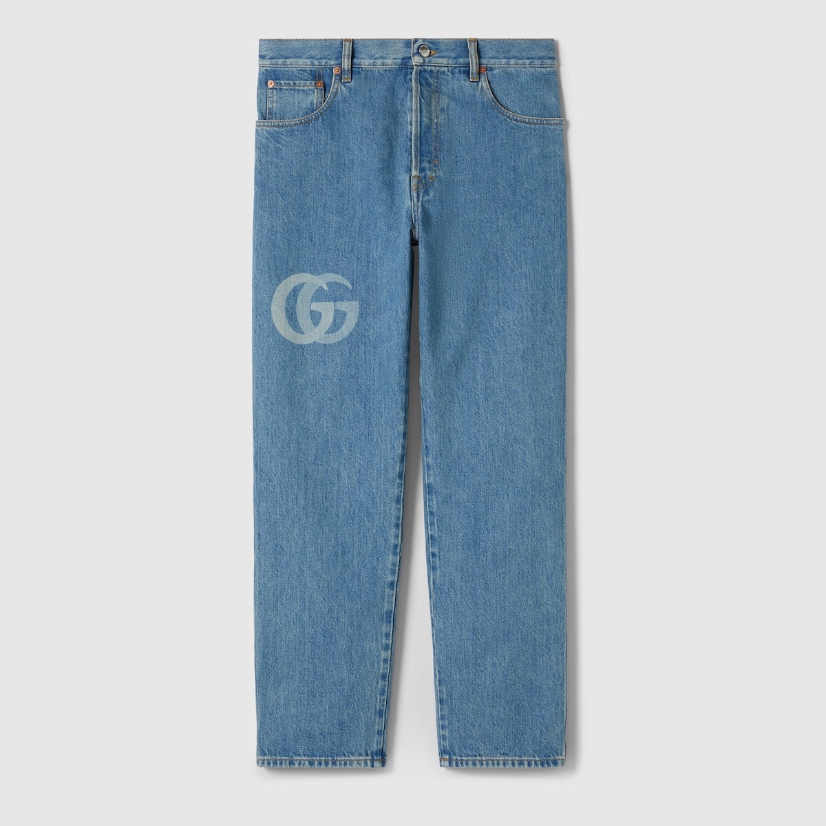 P459 GG Print Jeans