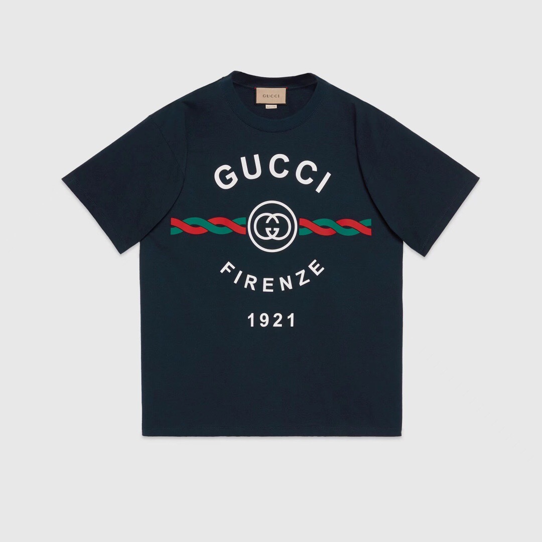 P229 Cable-Pattern Print T-Shirt - Black