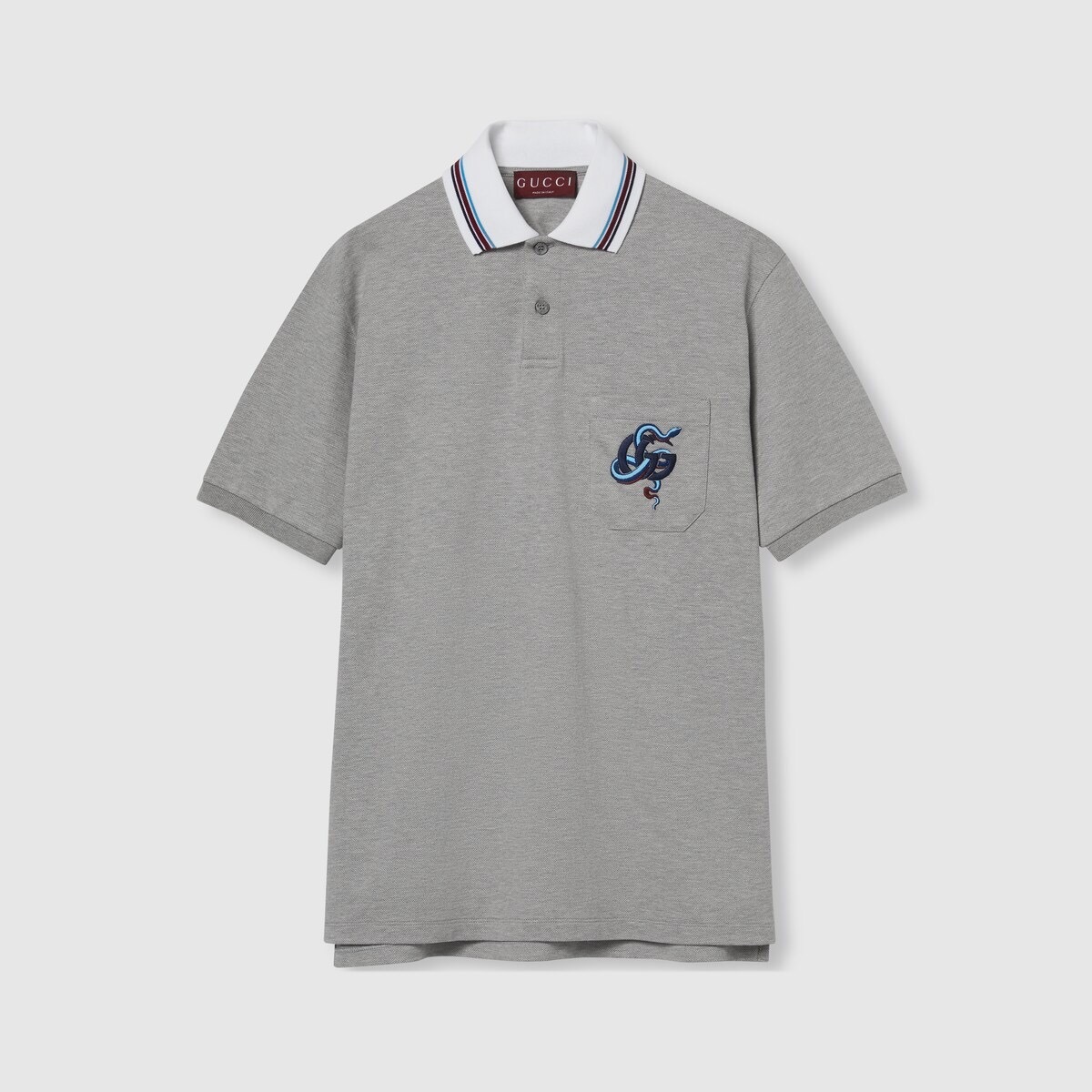 P299 Snake-Embroidered Polo Shirt
