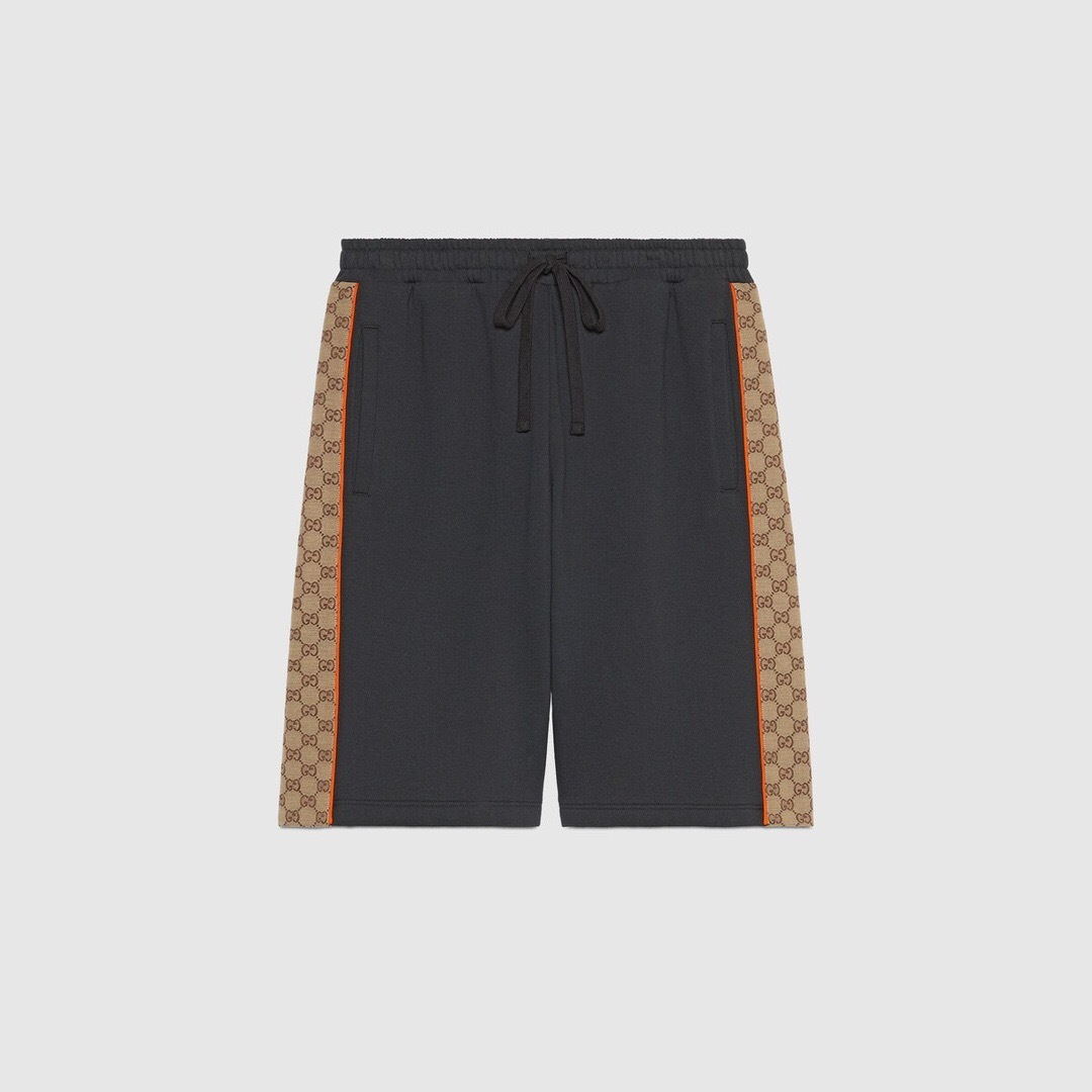 P379 Jacquard Knit Shorts - Black