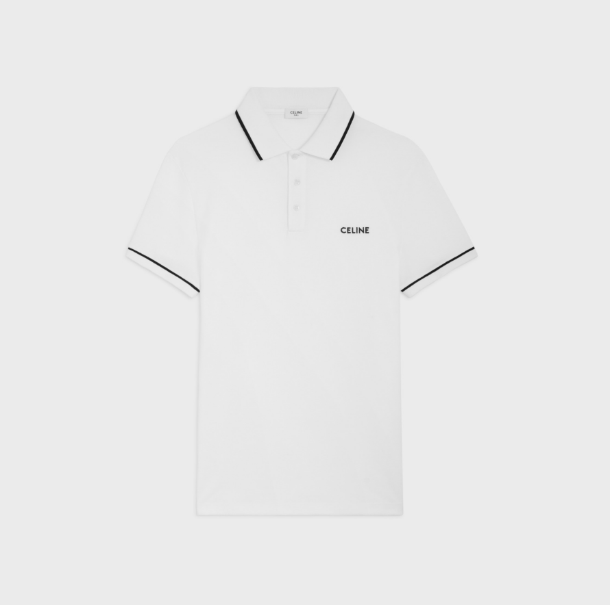 P289 C Embroidered Polo Shirt - White