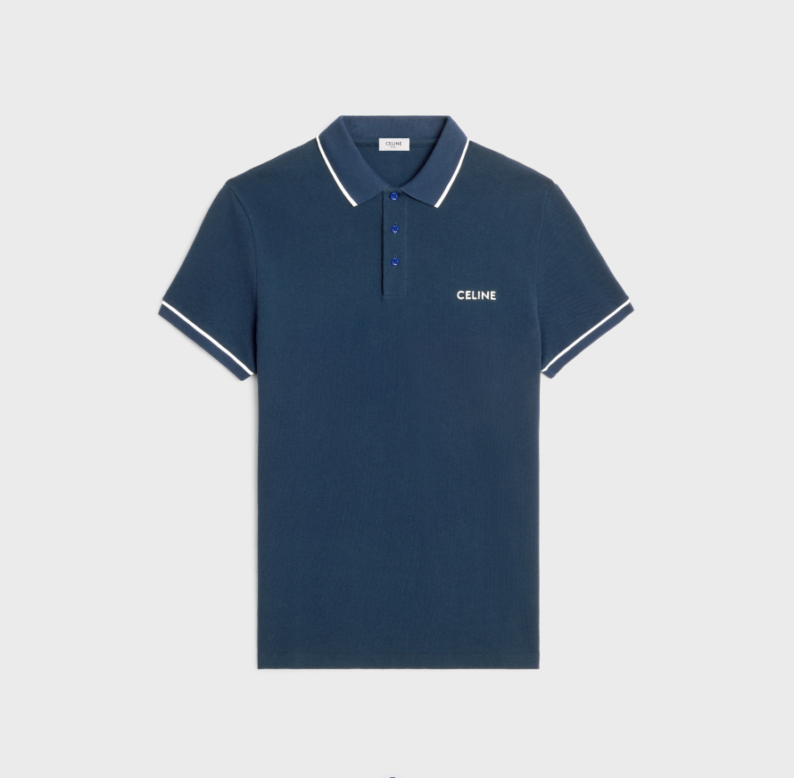 P289 C Embroidered Polo Shirt - Blue