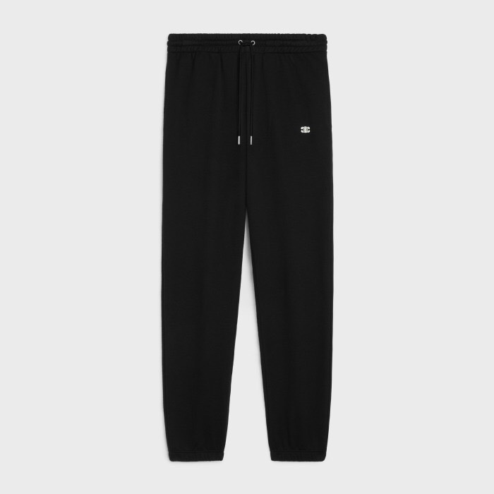 P359 CC Small-Logo Embroidered Trousers - Black