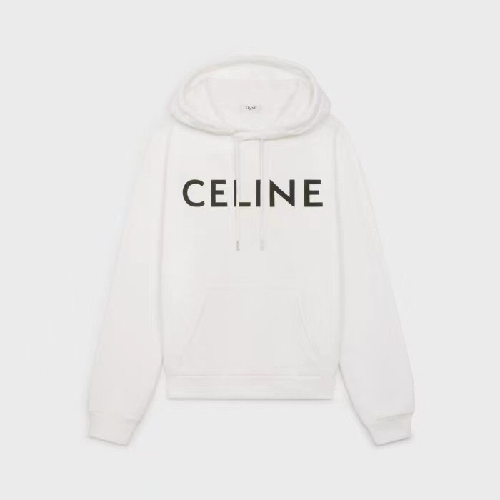 P369 C Print Hoodie - White