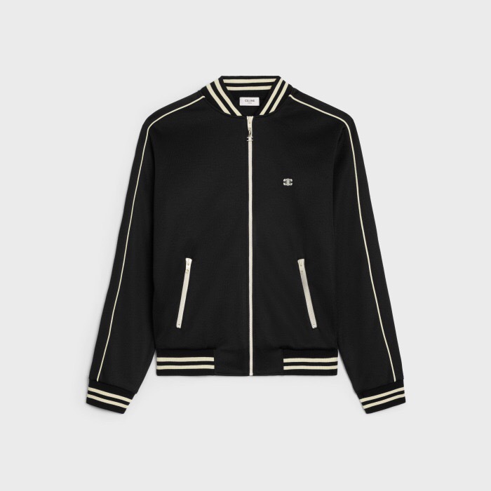 P499 CE Small-Logo Jacket with Piped Trim