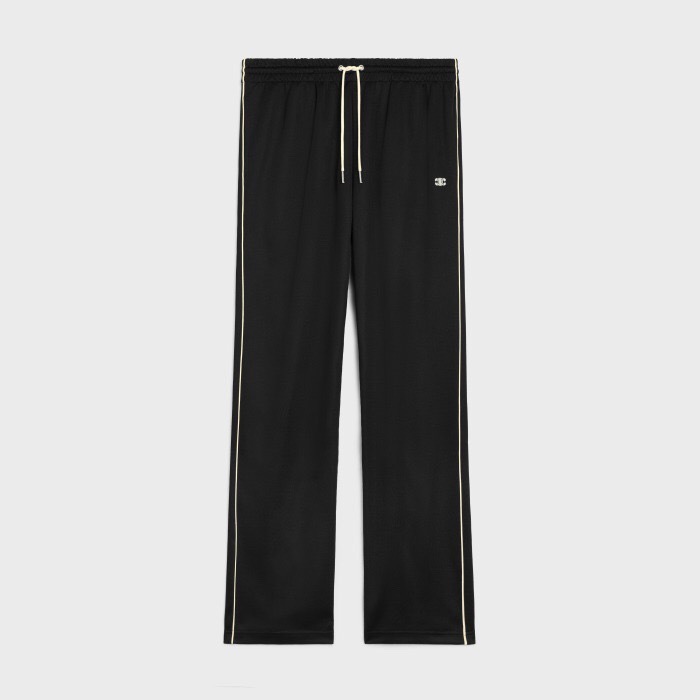 P369 CE Small-Logo Trousers with Piped Trim