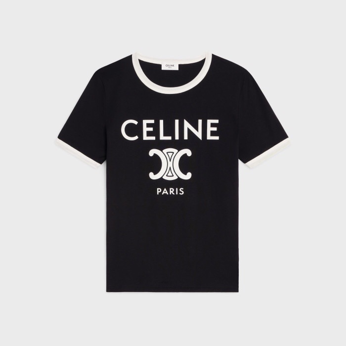 P219 Women's Double-C Triomphe T-Shirt - Black