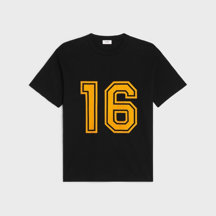 P229 C Cracked 16-Print T-Shirt - Black