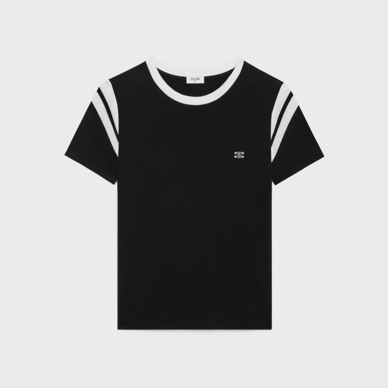 P219 C Triomphe Panel T-Shirt - Black