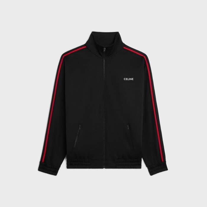 P429 C Red Side-Stripe Jacket