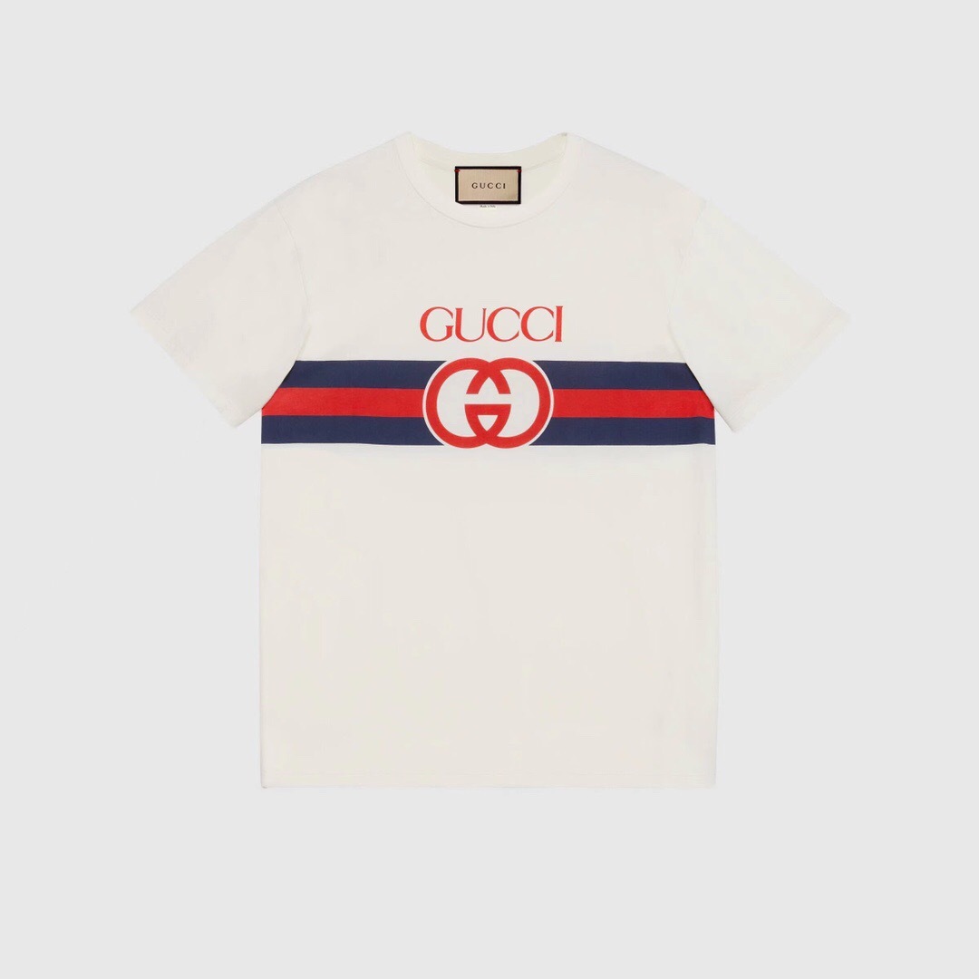 P219 Red and Blue Double-G T-Shirt