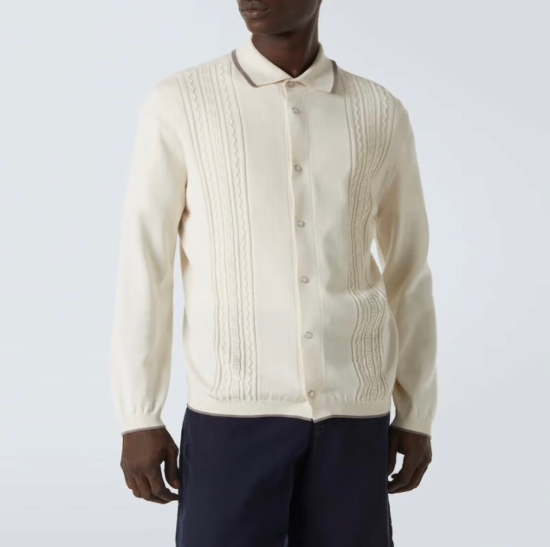 P419 Cotton Knit Polo Shirt