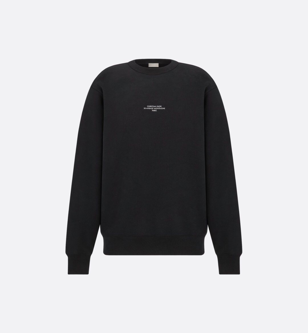 P339 DR Small Letter Print Crewneck Sweatshirt