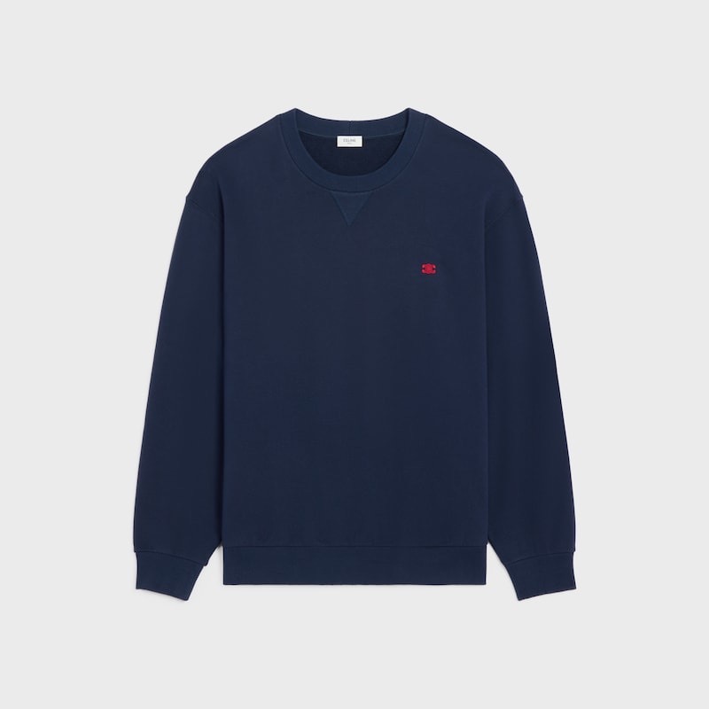 P339 Embroidered Logo Crewneck Sweatshirt - Navy