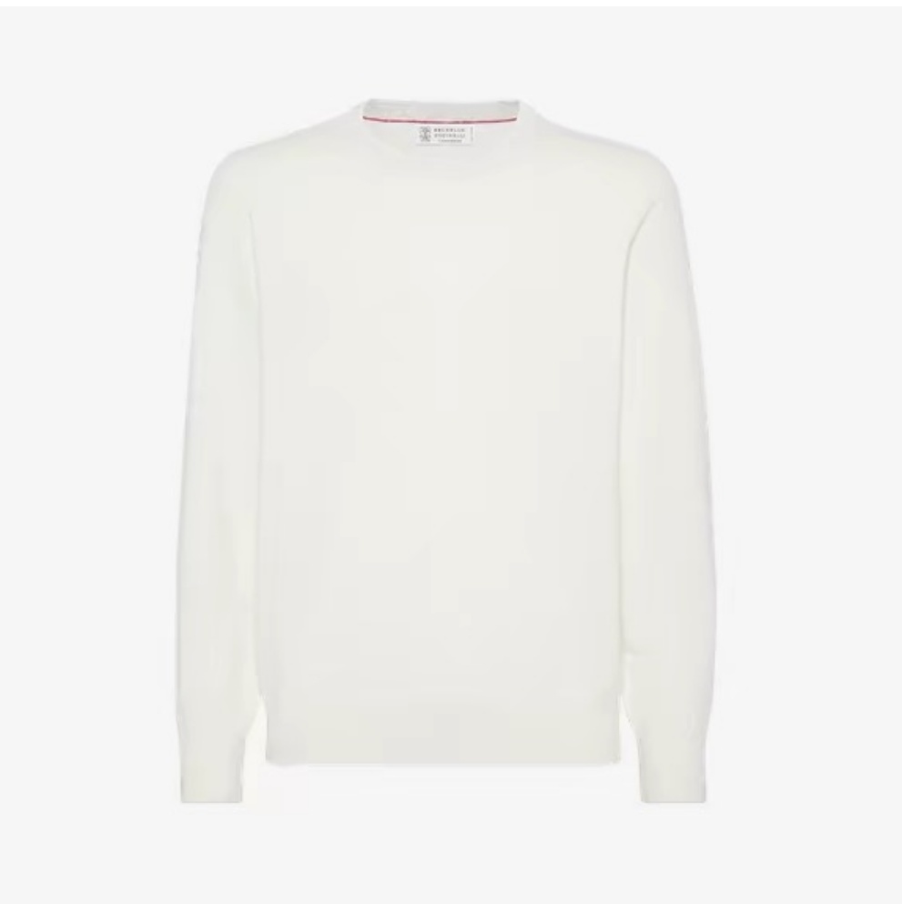 P980 Cashmere Sweater - White
