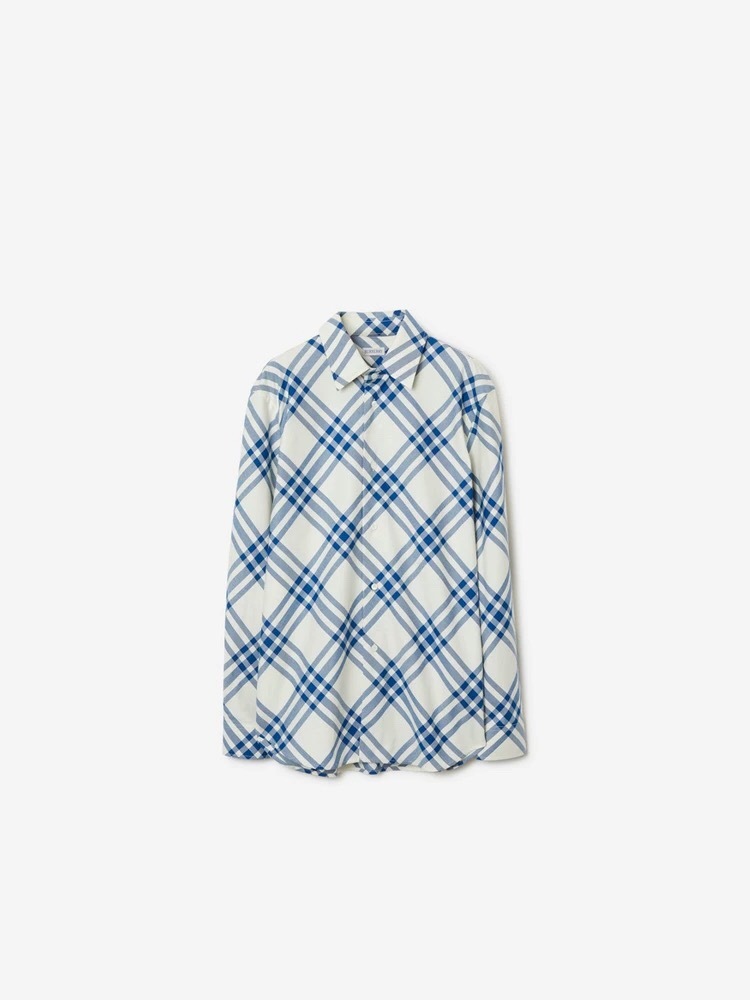P409 Check Cotton Shirt