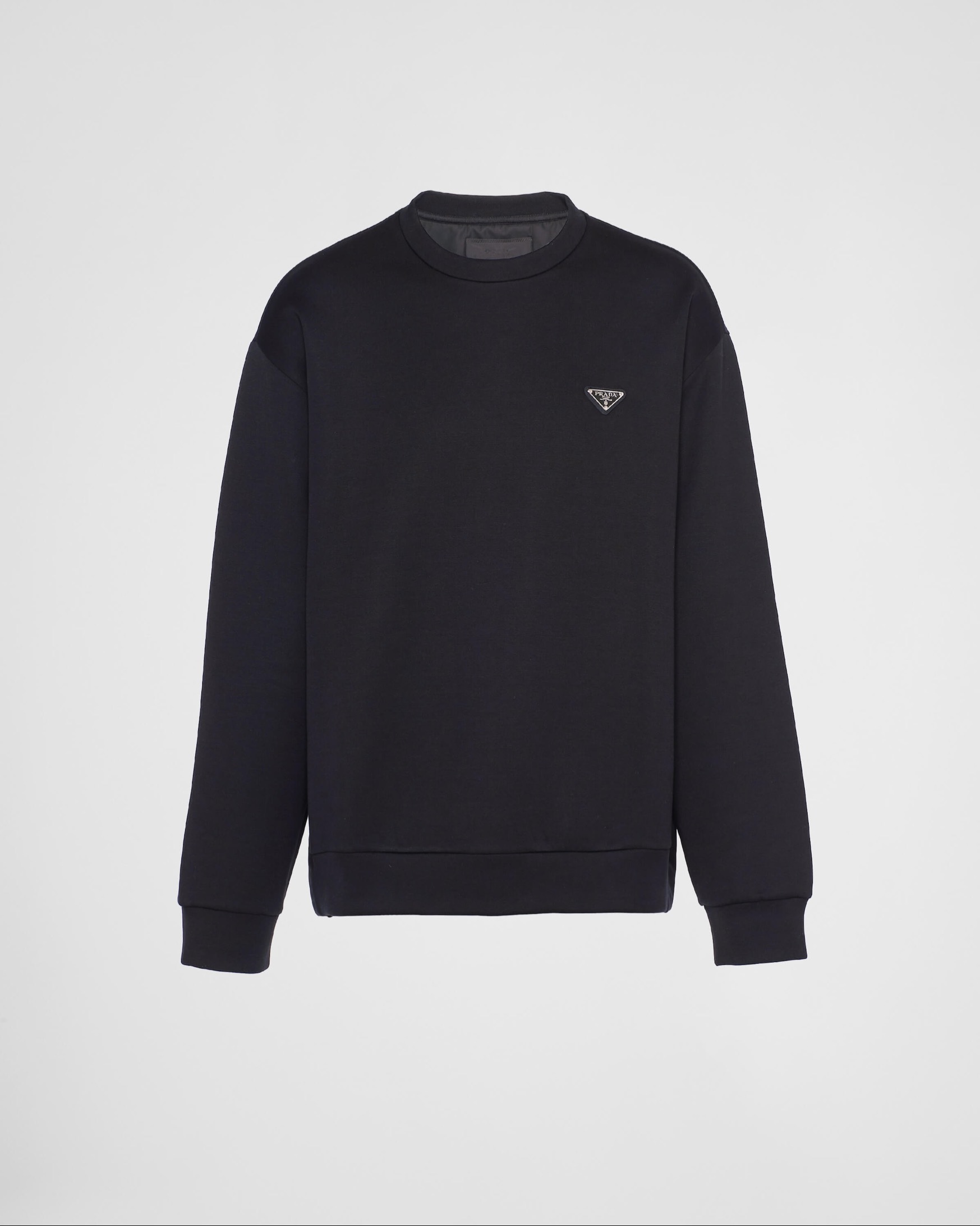 P359 Triangle Logo Long-Sleeve Sweatshirt - Black