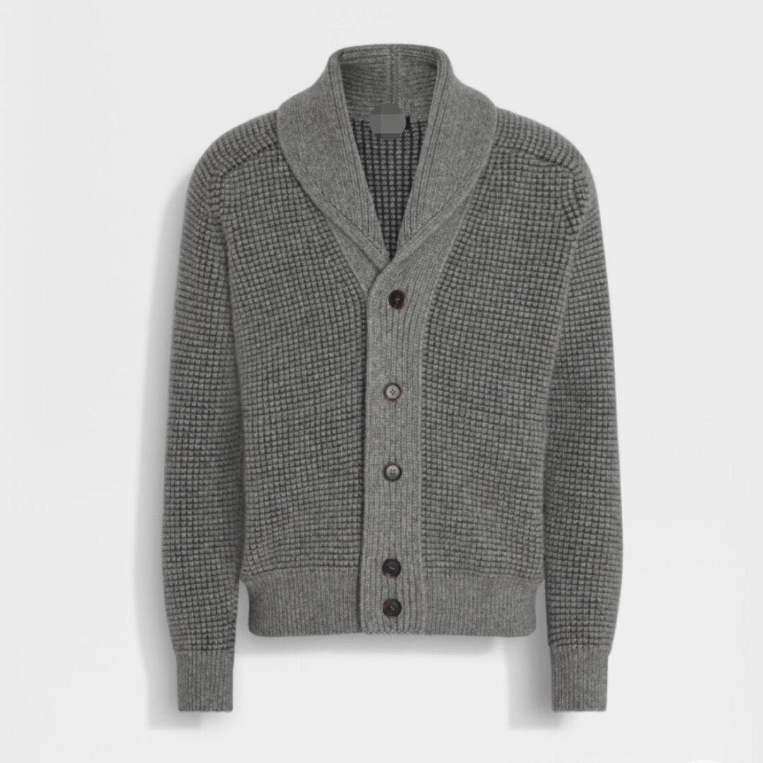 P975 Chunky Knit Sweater - Heather Grey